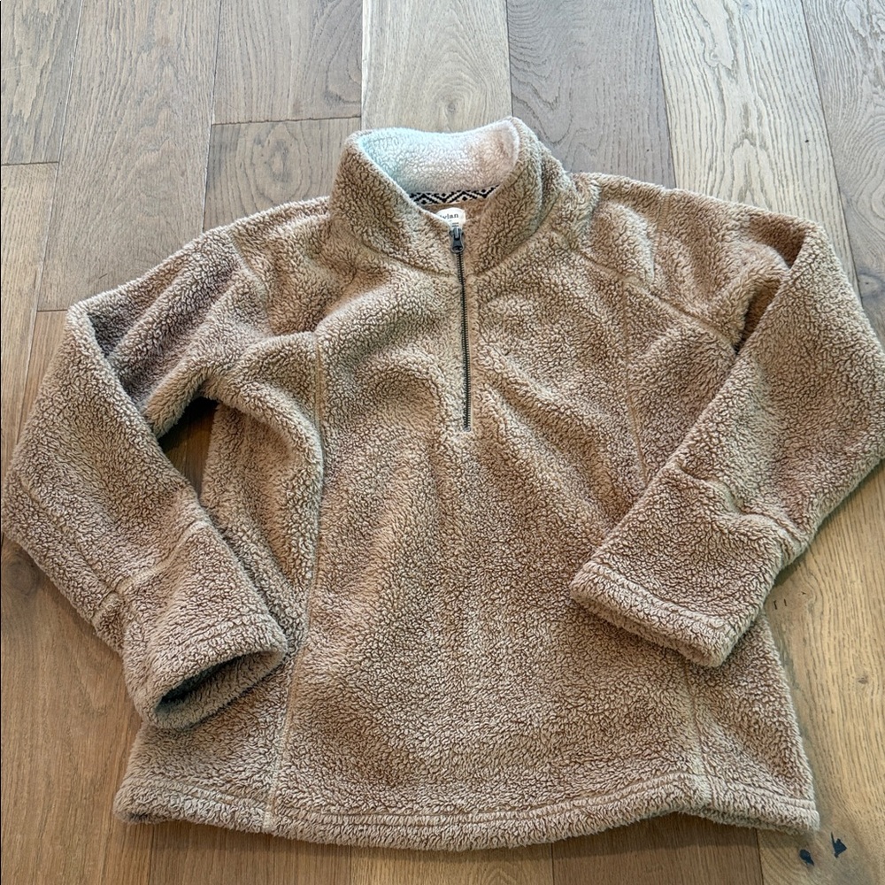 Dylan Sherpa Quarter Zip Pullover - M